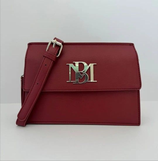 Badgley Mischka Burgundy Crossbody Bag