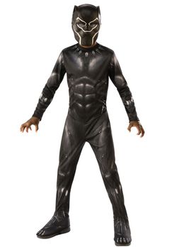 Marvel: Black Panther Movie Black Panther Kids Costume (size 12-14, Large)
