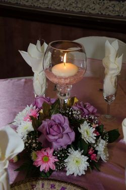 Centerpieces natural flowers