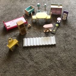 Huge Doll House And Accessories 