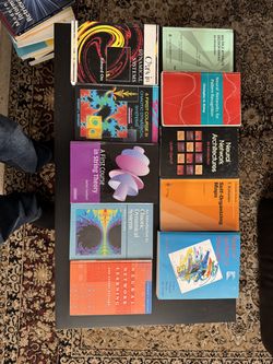 65 Advanced STEM & Math Textbooks - Complete Lot