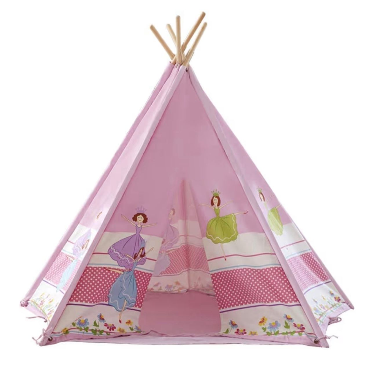 BZLLW Tent for children for girls Princess Canvas Tent for children Tent for Indoors and Outdoors Toy Store for children