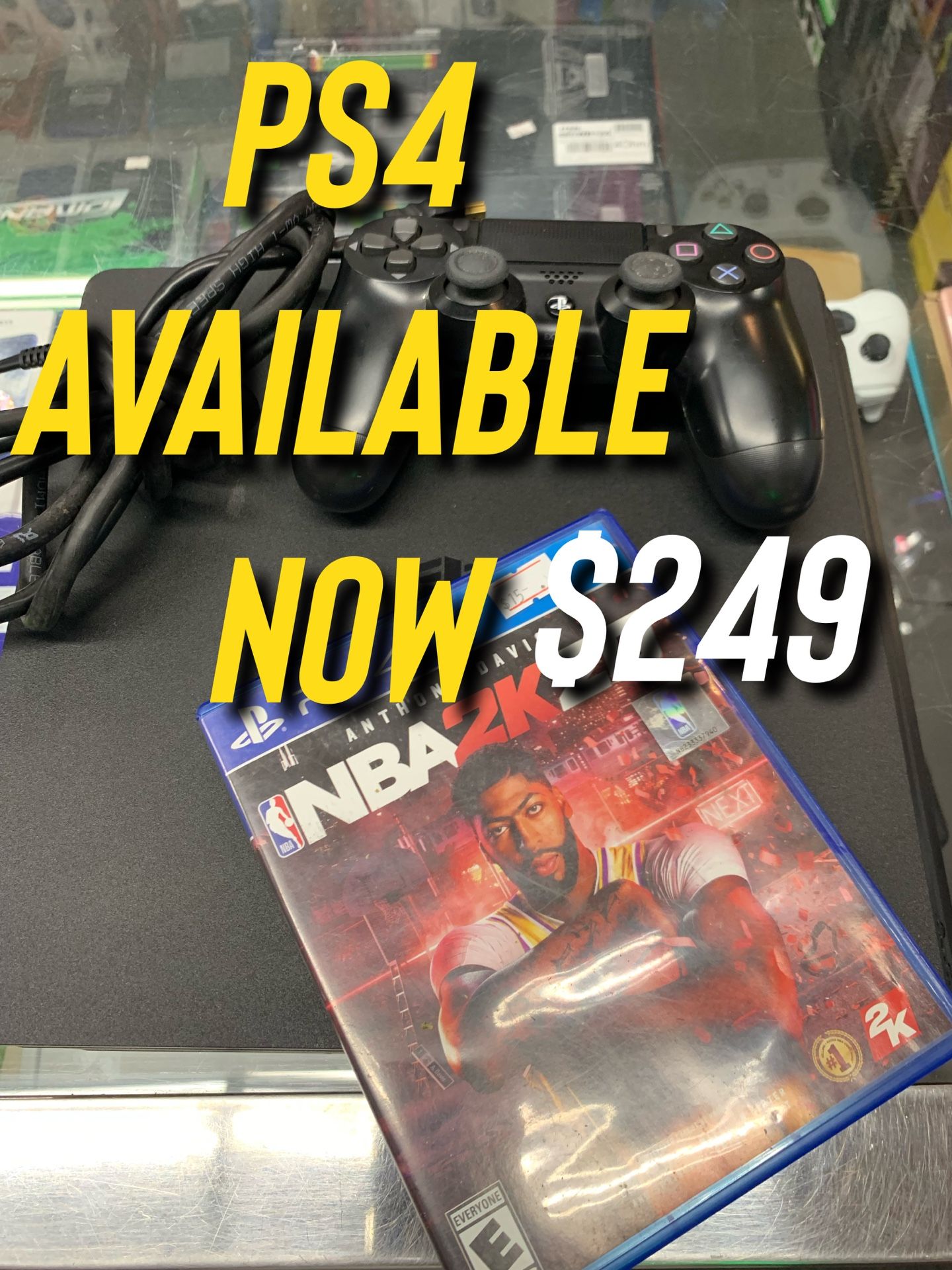 PS4 AVAILABLE NOW