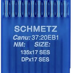 10 Schmetz 135x17 / DPx17 / SY 3355 SES Industrial Sewing Machine Needles