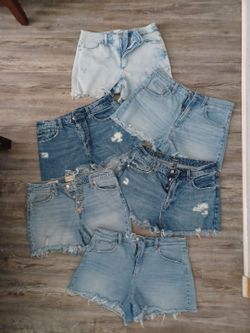 Universal Thread & Wild Fable Denim Shorts Lot Women's Size 10 & 12
