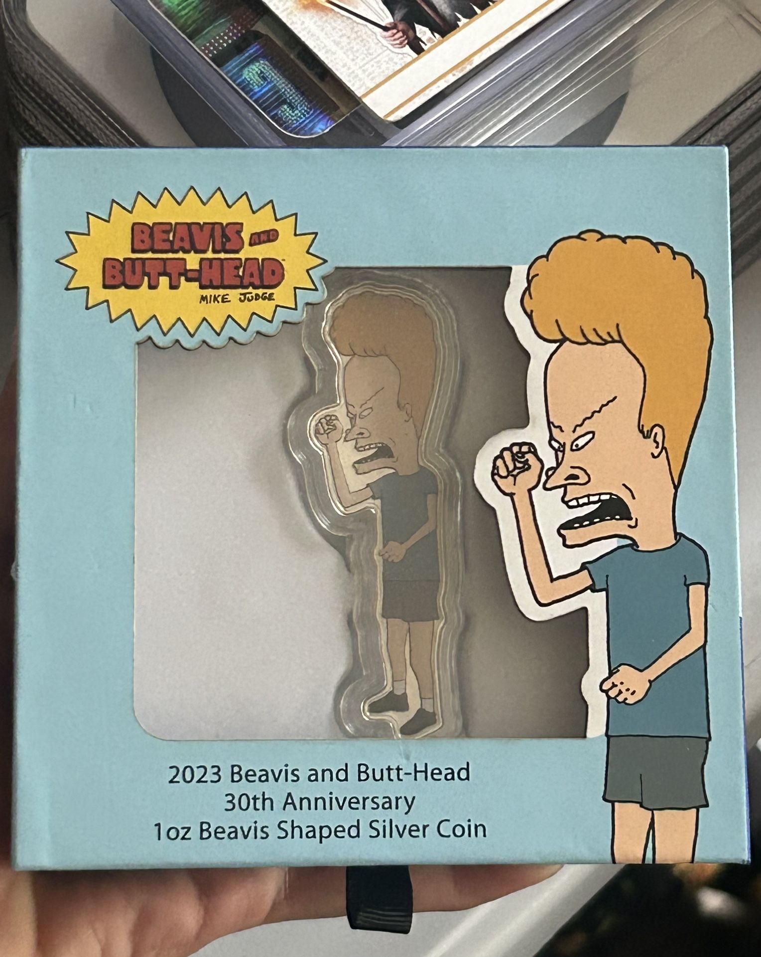 BEAVIS Beavis and Butthead 30th Anniversary 2023 loz Silver Coin Niue
