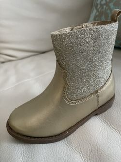 Carters Girls Boots Gold Size 7
