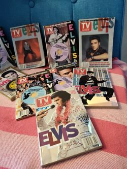 ELVIS TV GUIDE COLLECTION & CDS..sale!!