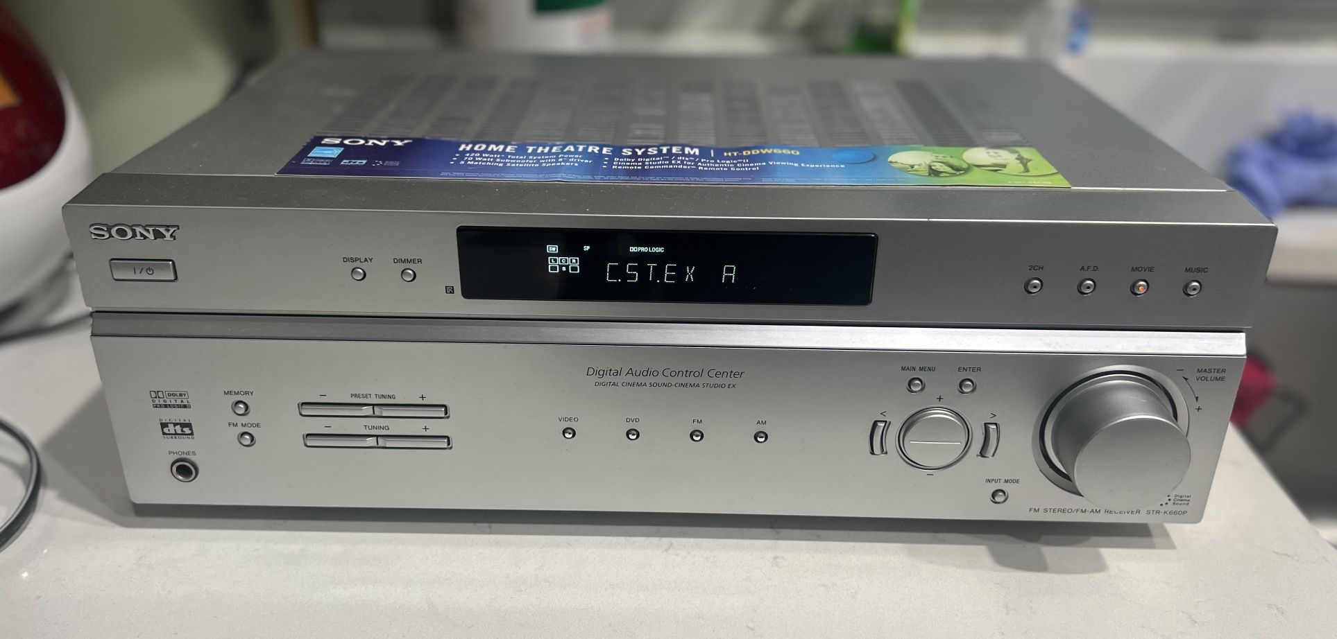 Sony Digital Audio Control Center AM/FM Receiver STR-K660P Tested and Working 