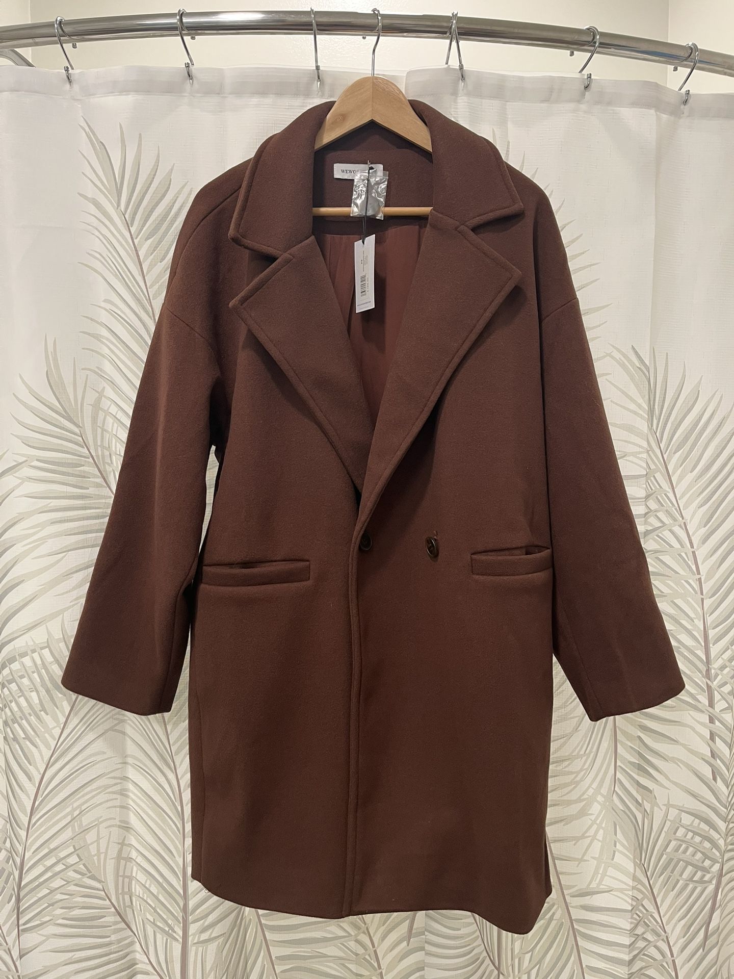 Chocolate Brown Wool Jacket