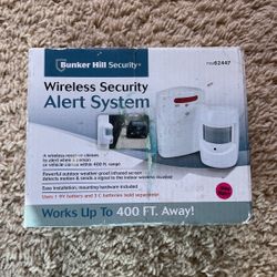 Bunker Hill Wireless Security Alert System Item# 93068 Works Up To 400ft Away