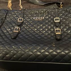 Vintage Guess Adam Tote Bag ( Black)