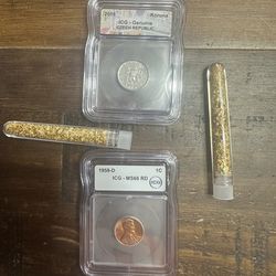 Foreign coins and penny’s