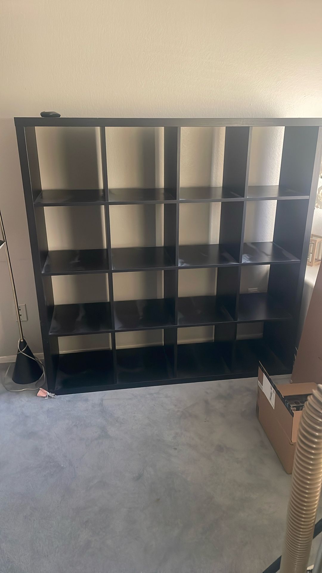Black Cube Shelf Unit