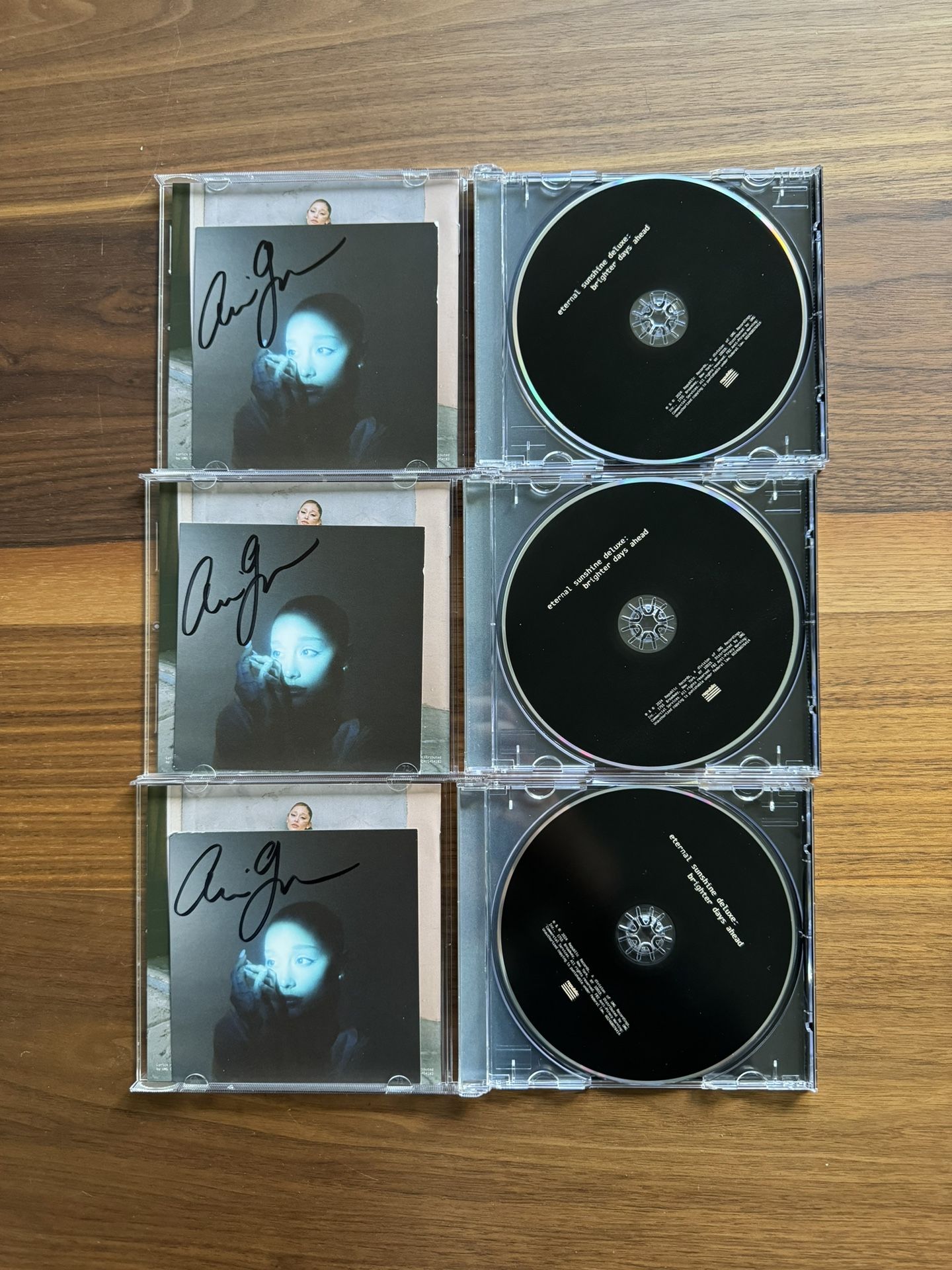Ariana Grande Eternal Sunshine Deluxe Brighter Days Signed CD D2C