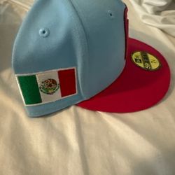 2023 wbc México pink and blue hat new size 7 1/8