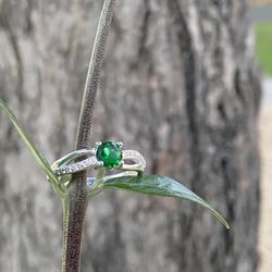 Real 925 Sterling Silver Wedding Ring Size 6