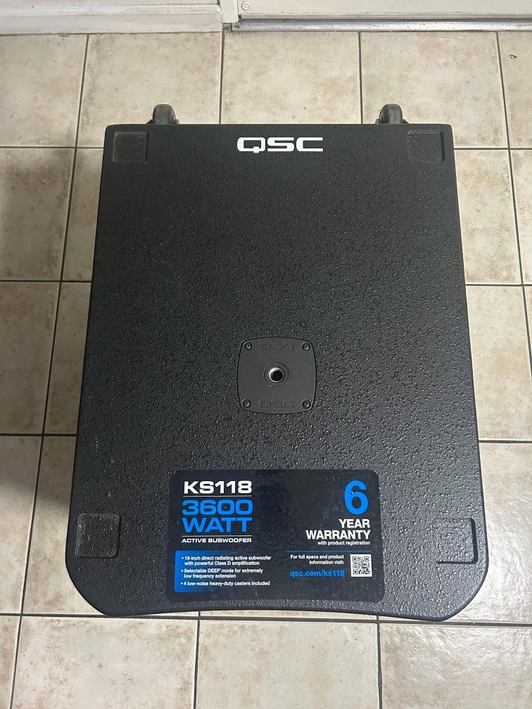 QSC KS 118 Active Subwoofer.