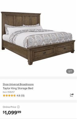 Taylor King Storage Bed