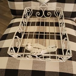 Beautiful Metal Bird Basket