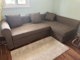 Ikea Sofa, Sleeping Sofa Brown, Used Twice