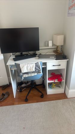 Desk and chair