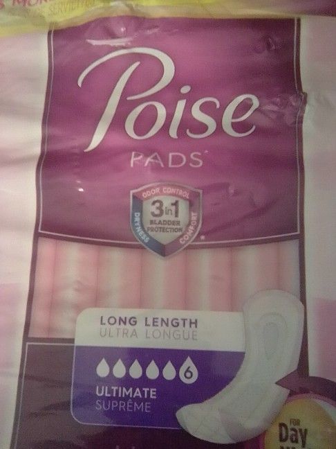 Poise 10 Pack Size 6 Pads Need To Go