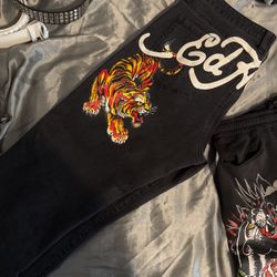 Ed Hardy Pants with Flare 