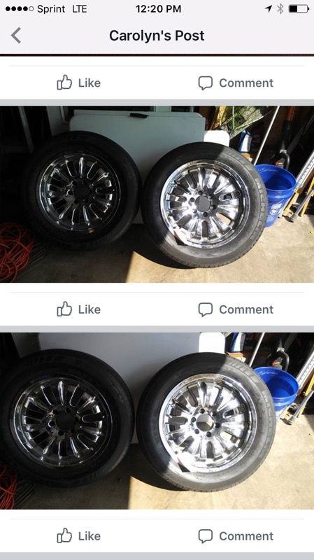 18" chrome 6 lug gm