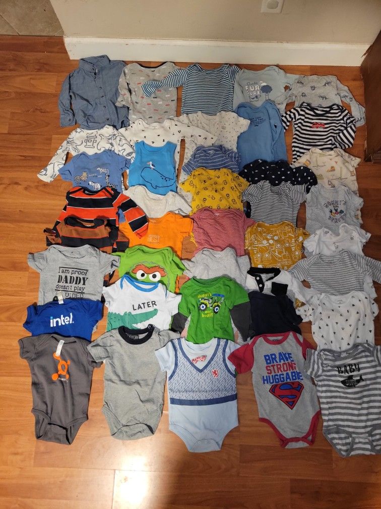 Baby Boy Onesies 12 Month