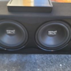 Polk Audio 12 In DXI Subs And Polk PA880 AMP