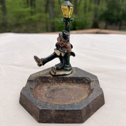 Vintage John Wright US Capitol Cast Iron Ashtray