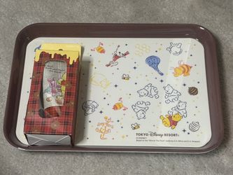 Winnie The Pooh Tray/ Honey Caramel Hand Cream