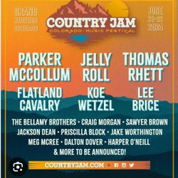 Country Jam 3 Day GA Passes
