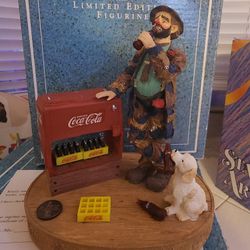 Collectable Emmett Kelly "AT THE RED COOLER" / other Pieces Available Also / $40 