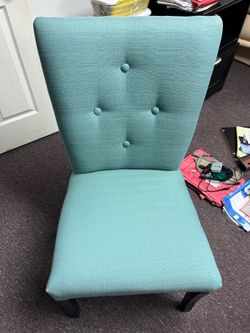 Turquoise Accent chair
