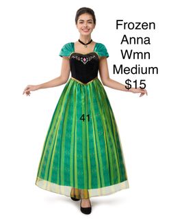 Anna Frozen Women’s Medium Costume Halloween Birthday