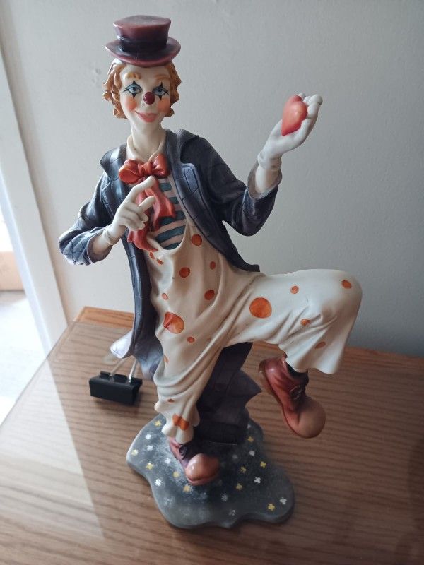 Collectible Clown Statue