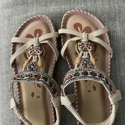 Beautiful BoHo style sandals  New!