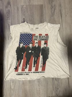 THE BEATLES VINTAGE CUT OFF TEE