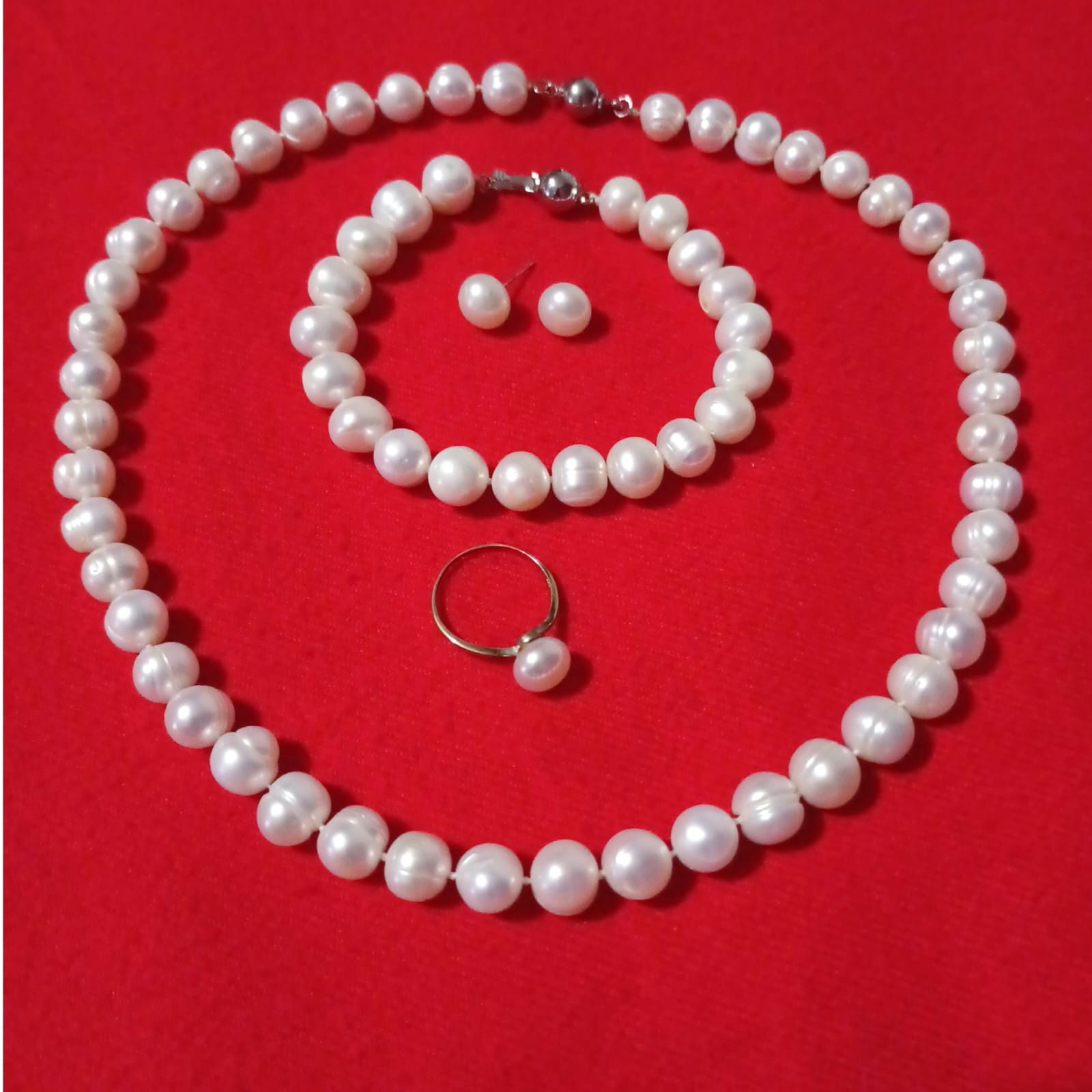 Genuine Pearls Set