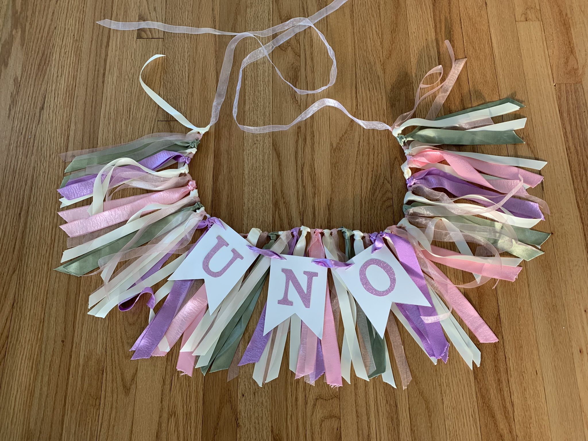 High Chair Birthday Banner