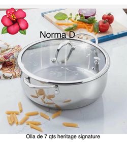 Olla de 7 qts de acero inoxidable Nueva en su caja 🌺 princess house 🌺