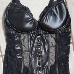 Womens Black X1 Lingerie Corset top