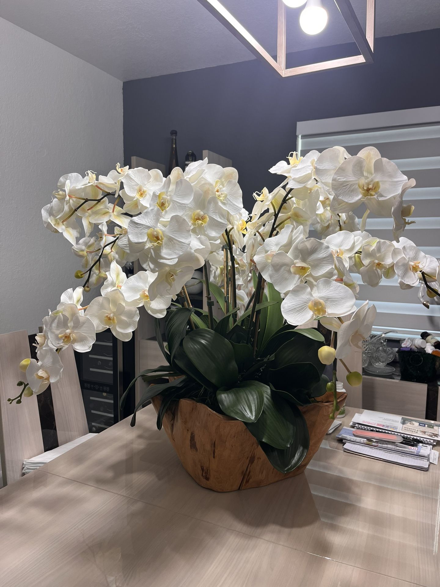 Arreglo De Orquídeas Artificial 