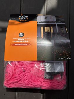 NEW Hot Pink Mega Spiderweb, 25 Foot Halloween Decoration