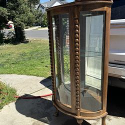 Oak China Cabinet 