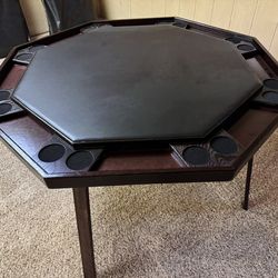Poker. Table With Foldable Legs.  $75