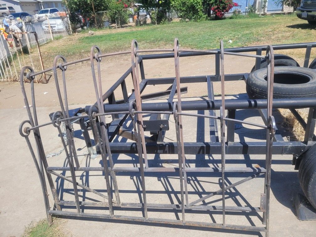 Antique bed frame