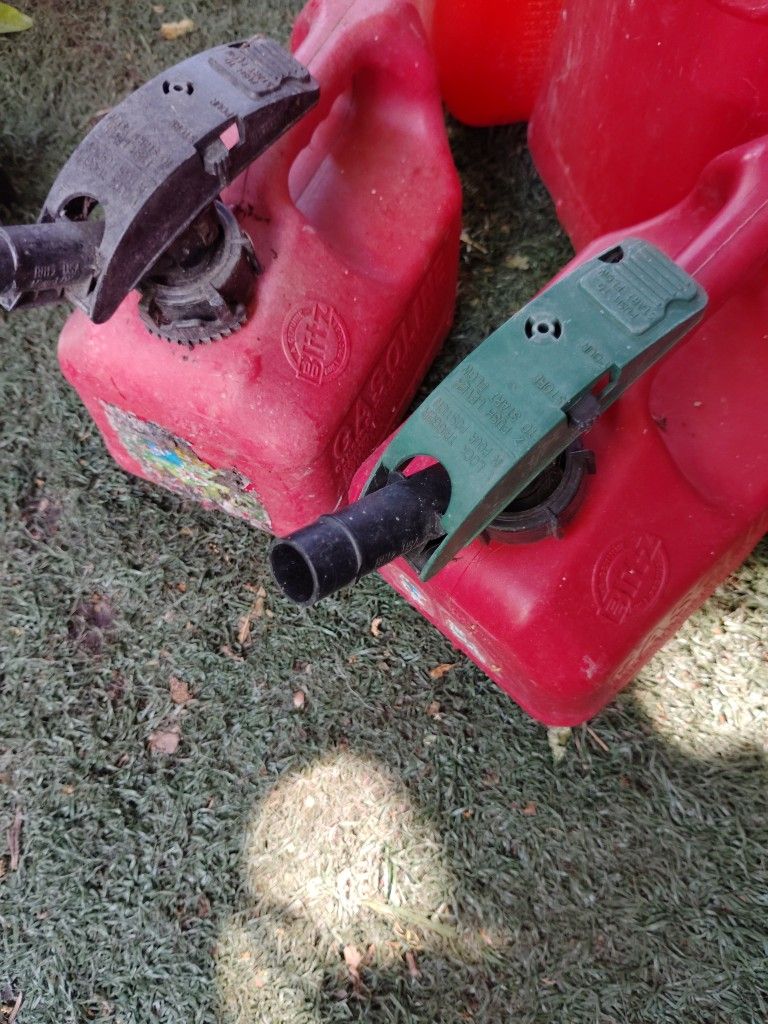 2 -1 Gallon Gas Cans For Camping N Boating